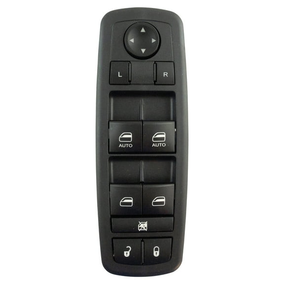 TRQ Master Power Window Door Lock Switch LH for 09-12 Ram Truck Quad Cab 4 Door& SWA60357