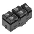 thumbnail image 1 of TRQ Master Power Window Switch Black Left Driver Side Front for Saturn Ion 4dr SWA60353, 1 of 4