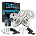 thumbnail image 1 of TRQ Metallic Brake Pad & Coated Rotor Front Rear w/Fluids for Cadillac Chevy BKA23289 Fits select: 2002-2007 CHEVROLET SILVERADO, 2000-2006 CHEVROLET TAHOE, 1 of 6