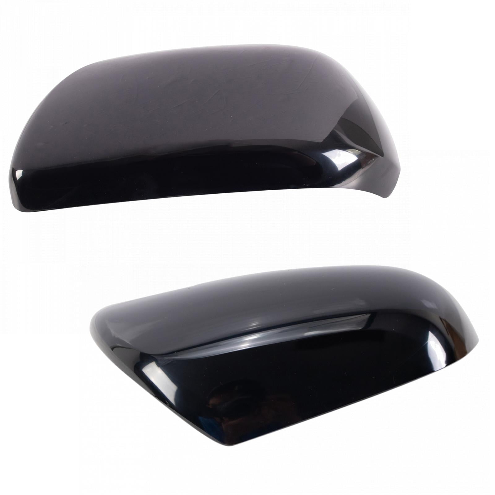 TRQ Smooth Black Mirror Cap Covers For Toyota Tundra & Sequoia (2007-2013)