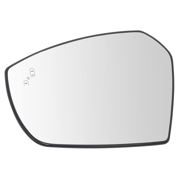 TRQ Mirror Glass Blind Spot Indicator Heated Driver Side Left LH for Ford Escape MGA08592