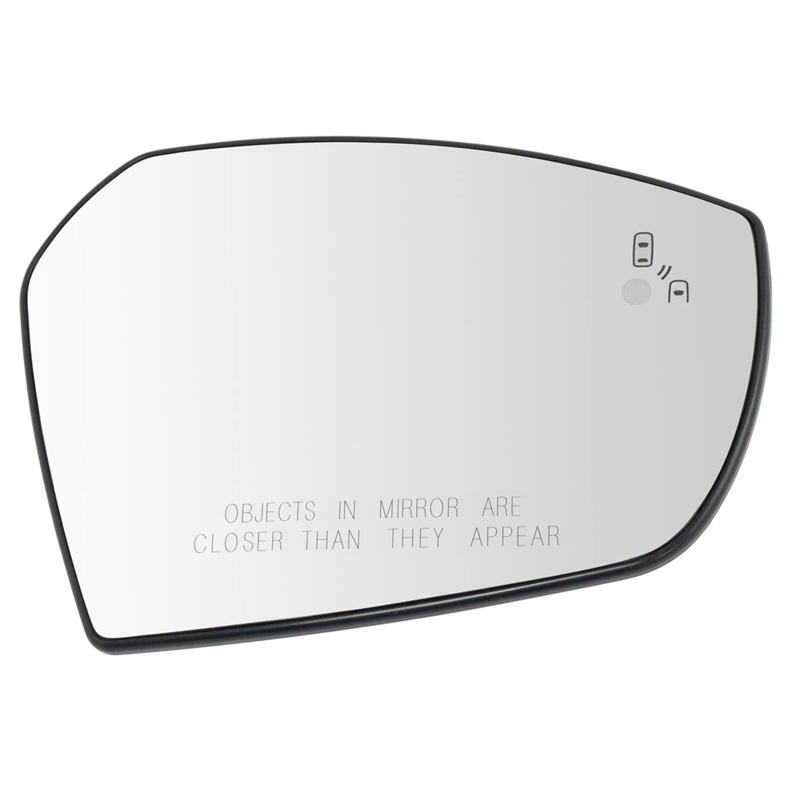 Heated Blind Spot Mirror Glass - Driver Side Left For Toyota Tundra (2014-2017) | Direct Replacement With Indicator 8 thumbnail image