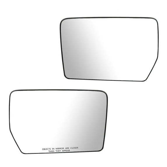 TRQ Mirror Glass Power Driver & Passenger Pair Set for Ford F150 Mark LT Pickup MGA09088 Fits select: 2006-2008 LINCOLN MARK LT
