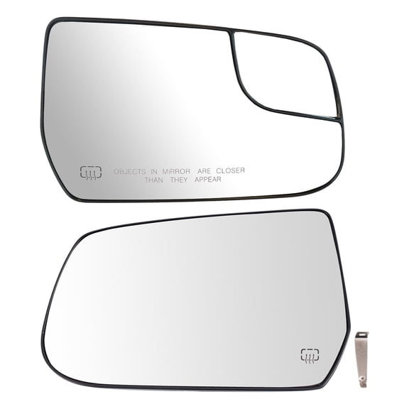TRQ Mirror Glass Set Fits 2010-2015 Chevrolet Equinox 2010-2014 GMC Terrain MGA18490