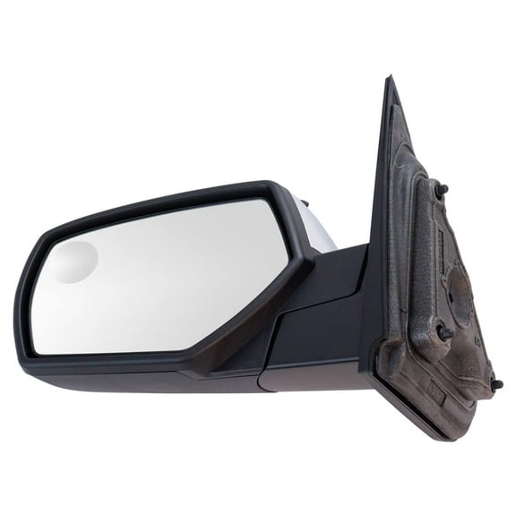 TRQ Mirror Manual Chrome Driver Side Left LH for Chevy GMC Pickup Truck New MRA06835