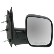 TRQ Passenger Side Mirror Assembly Manual Adjustment Non-Heated No Memory Fits 2008-2009 Ford E-150 E-250 E-350 Super Duty E-450 Super Duty