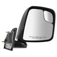 thumbnail image 1 of TRQ Mirror Manual Textured Black Convex Insert Passenger Side Right for NV200 MRA08369 Fits select: 2013-2021 NISSAN NV200 2.5S/2.5SV, 2015-2018 CHEVROLET CITY EXPRESS LS, 1 of 4