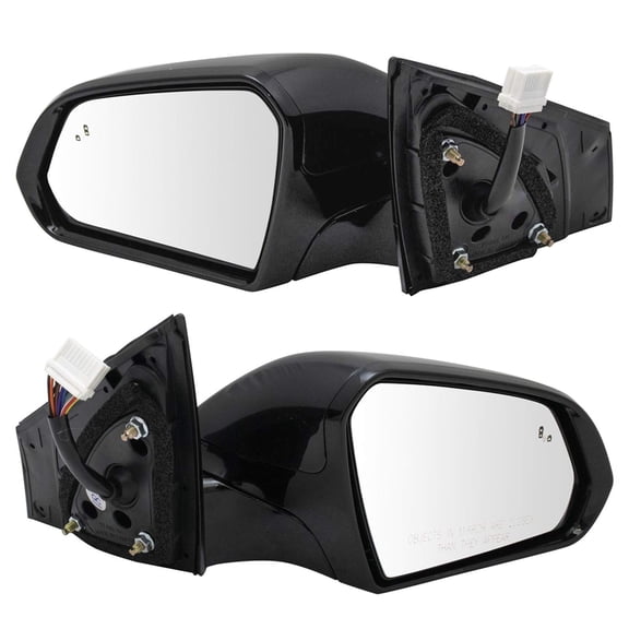 TRQ Mirror Pair Power Heated Turn Signal Memory Blind Spot Monitor MRA08067
