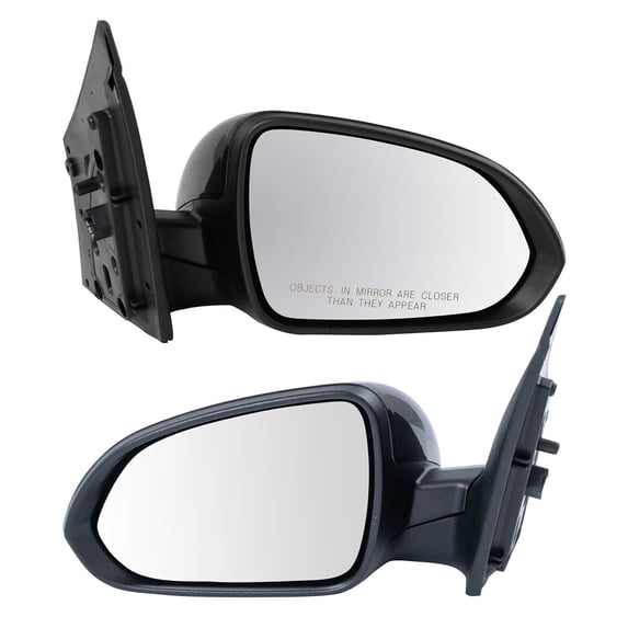 TRQ Mirror Pair Power Non-Heated Paint to Match LH RH Sides for Hyundai Accent MRA64338 Fits select: 2018-2019 HYUNDAI ACCENT SE/SEL