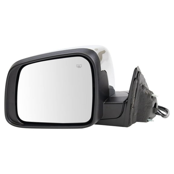 TRQ Mirror Power Folding Heated LED Signal Memory Puddle Light Chrome for Jeep MRA08253 Fits select: 2014-2018,2020 JEEP GRAND CHEROKEE
