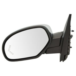 TRQ Mirror Power Folding Heated Memory Puddle Signal Chrome LH for GM Pickup SUV MRA06213 Fits select: 2007-2013 CHEVROLET SILVERADO, 2007-2013 CHEVROLET TAHOE