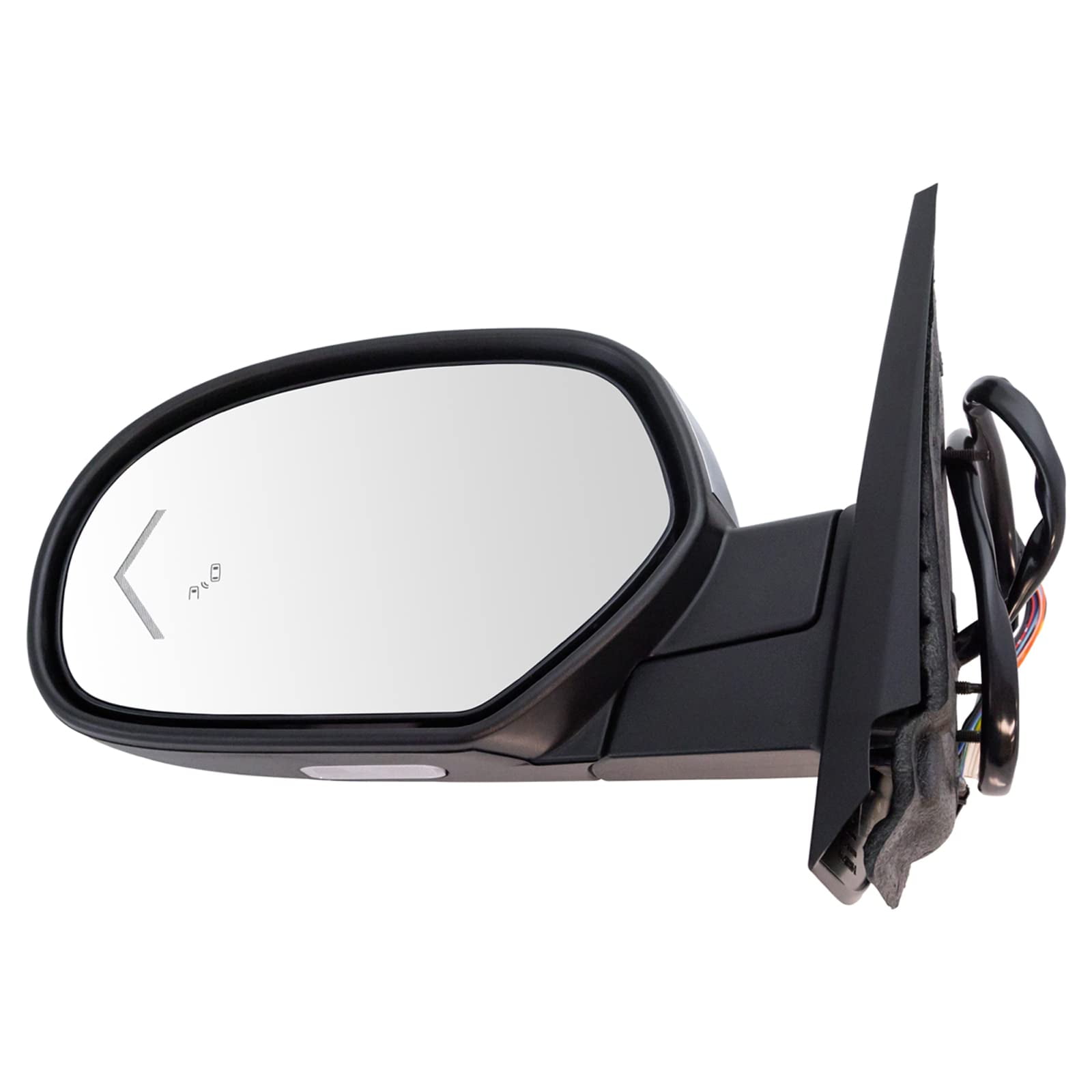 Kool Vue Passenger Side Mirror, Power, Power Folding, Heated, Chrome, In-Housing Signal Light