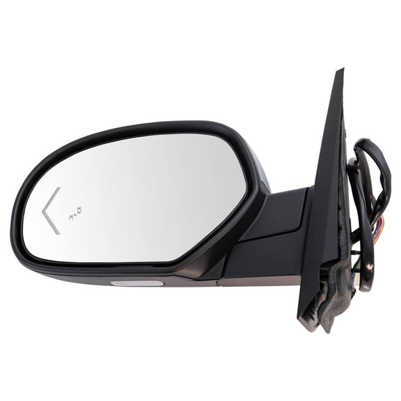 TRQ Mirror Power Folding Heated Signal Memory Blind Spot Puddle Chrome LH for GM MRA08158 Fits select: 2009-2014 CHEVROLET TAHOE, 2009-2014 CHEVROLET SUBURBAN