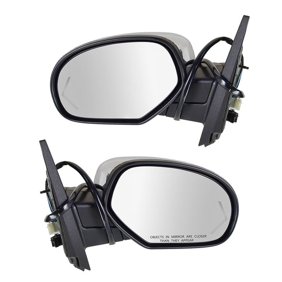 TRQ Mirror Power Folding Heated Signal Memory Chrome Driver Set for GM Pickup MRA04442 Fits select: 2009-2014 CHEVROLET SILVERADO, 2009-2014 GMC SIERRA
