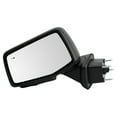 thumbnail image 1 of TRQ Mirror Power Heated BSM Fold Perimeter Memory Puddle Striped LH for GMC MRA09697, 1 of 4