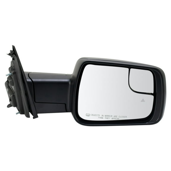 TRQ Mirror Power Heated Blind Spot Manual Folding RH Passenger Side for Ram 1500 MRA04061