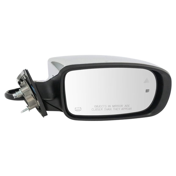 TRQ Mirror Power Heated Memory Signal BSD Puddle Chrome RH for Chrysler 300 MRA07042 Fits select: 2012,2014-2015 CHRYSLER 300C