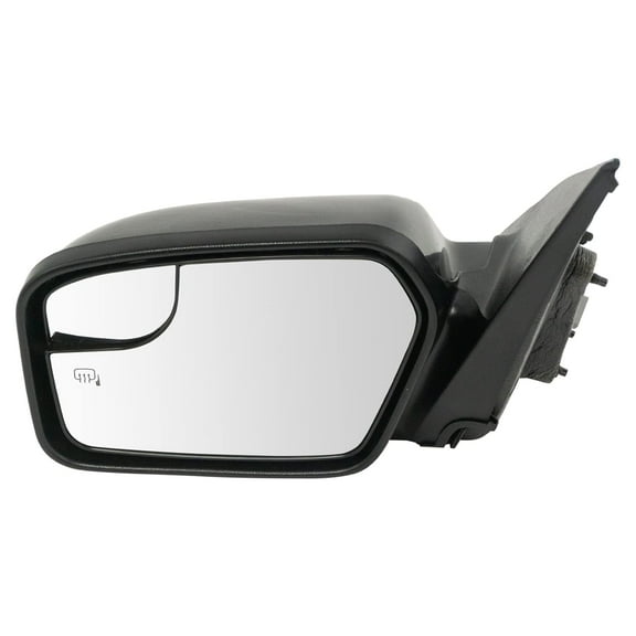 TRQ Mirror Power Heated Puddle Blind Spot Detection Gloss Black PTM LH for Ford MRA07030 Fits select: 2011-2012 FORD FUSION, 2011 MERCURY MILAN