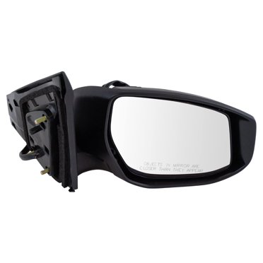 Power Heated Passenger Side Mirror For 2009-2013 Toyota Corolla - Smooth Black (Paint To Match) - Direct Replacement - 10 Year Warranty