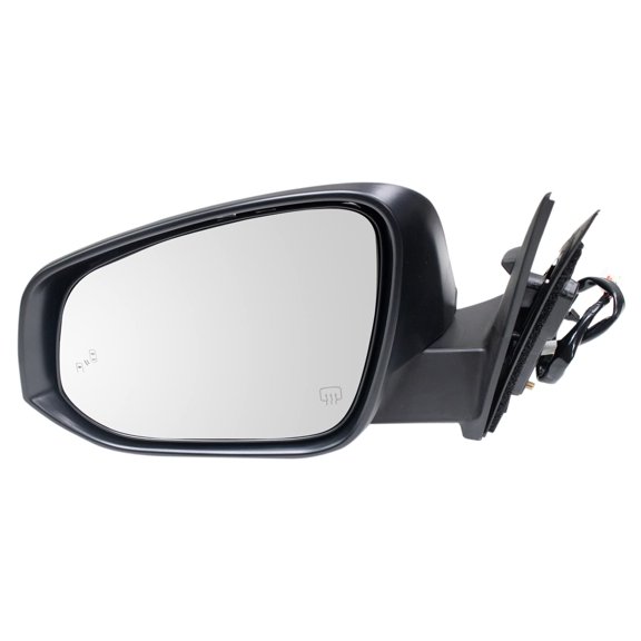 TRQ Mirror Power Heated Turn Signal Blind Spot PTM LH for Highlander MRA09826 Fits select: 2017-2019 TOYOTA HIGHLANDER