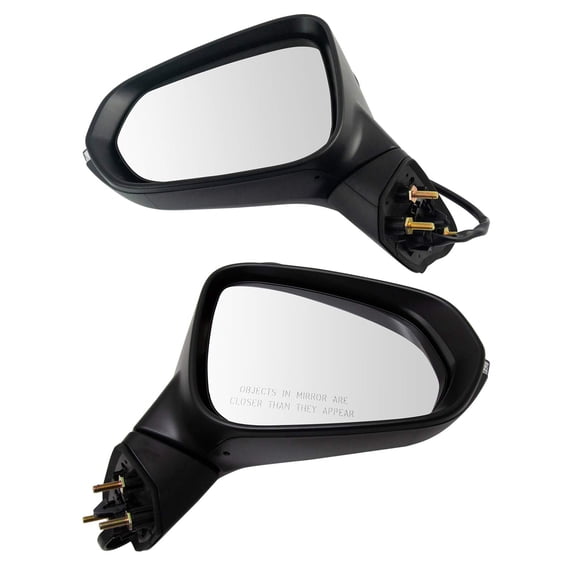 TRQ Mirror Power Heated Turn Signal Memory Smooth Paint to Match Pair LH RH MRA09046 Fits select: 2016-2018 LEXUS RX