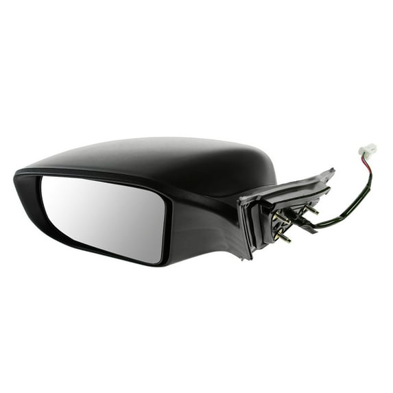TRQ Driver Side Power Mirror Paint to Match Smooth Black Non-Heated Fits 2013-2018 Nissan Altima NI1320223