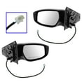 thumbnail image 1 of TRQ Mirror Power Smooth Black Left & Right Pair Set for 13 Nissan Sentra MRA09313, 1 of 3