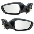 thumbnail image 1 of TRQ Mirror Power Smooth Black Pair Set of 2 for Elantra New MRA04467, 1 of 5