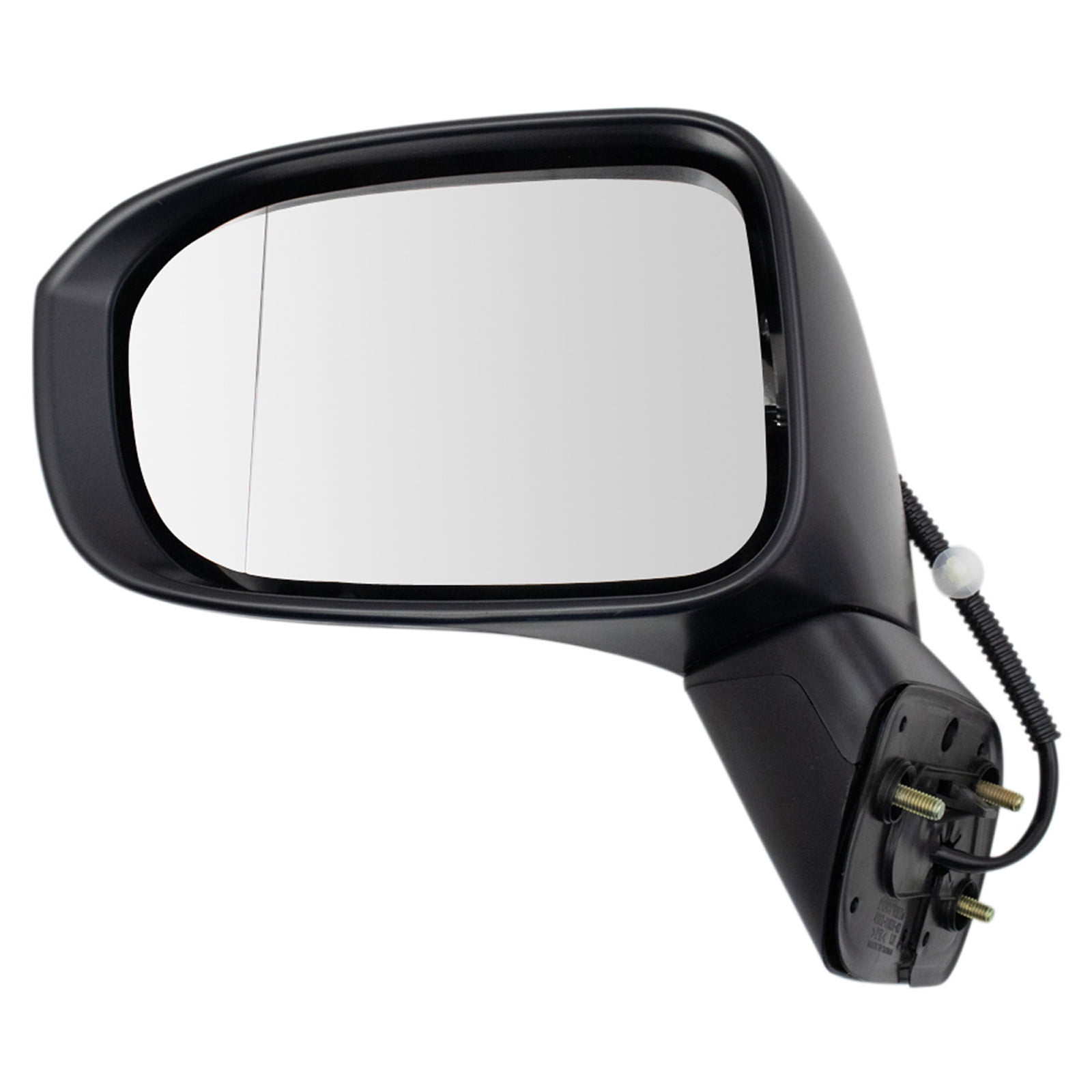 TRQ Driver Side Mirror Assembly Power Textured Paint to Match Fits 2014-2015 Honda Civic