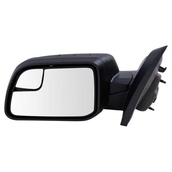 TRQ Driver Side Mirror Assembly Power Textured Foldaway Fits 2012-2014 Ford Edge 2011 Edge From 2/08/11 Production Date