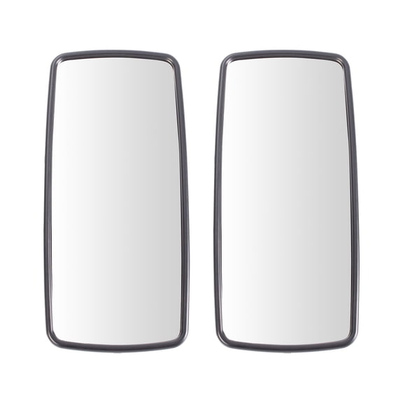 TRQ Mirror Set with Black Housing Driver & Passenger Side Fits 2002-2006 Freightliner M2 100 2002-2014 M2 106 2003-2014 M2 112