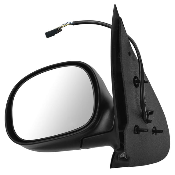 TRQ Mirror Side View Power Textured Black LH Driver Side for Expedition F150 MRA06640 Fits select: 2001-2002 FORD F150, 1998-2002 FORD EXPEDITION