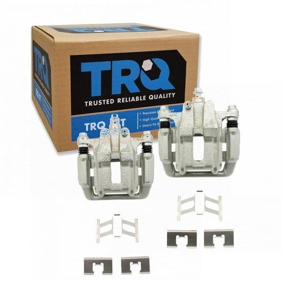 TRQ NEW Rear Disc Brake Caliper Pair for Acura CL TL Honda Ridgeline CLA37644