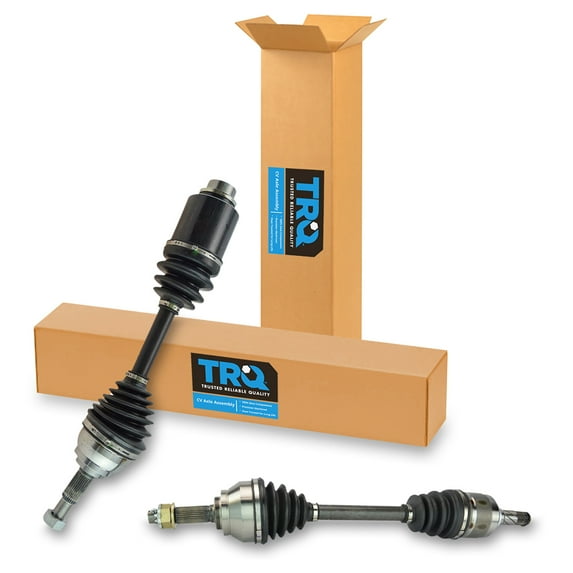 TRQ New Complete Front CV Axle Shaft Assembly Pair Set of 2 for Murano AWD CSA82490 Fits select: 2003-2007 NISSAN MURANO