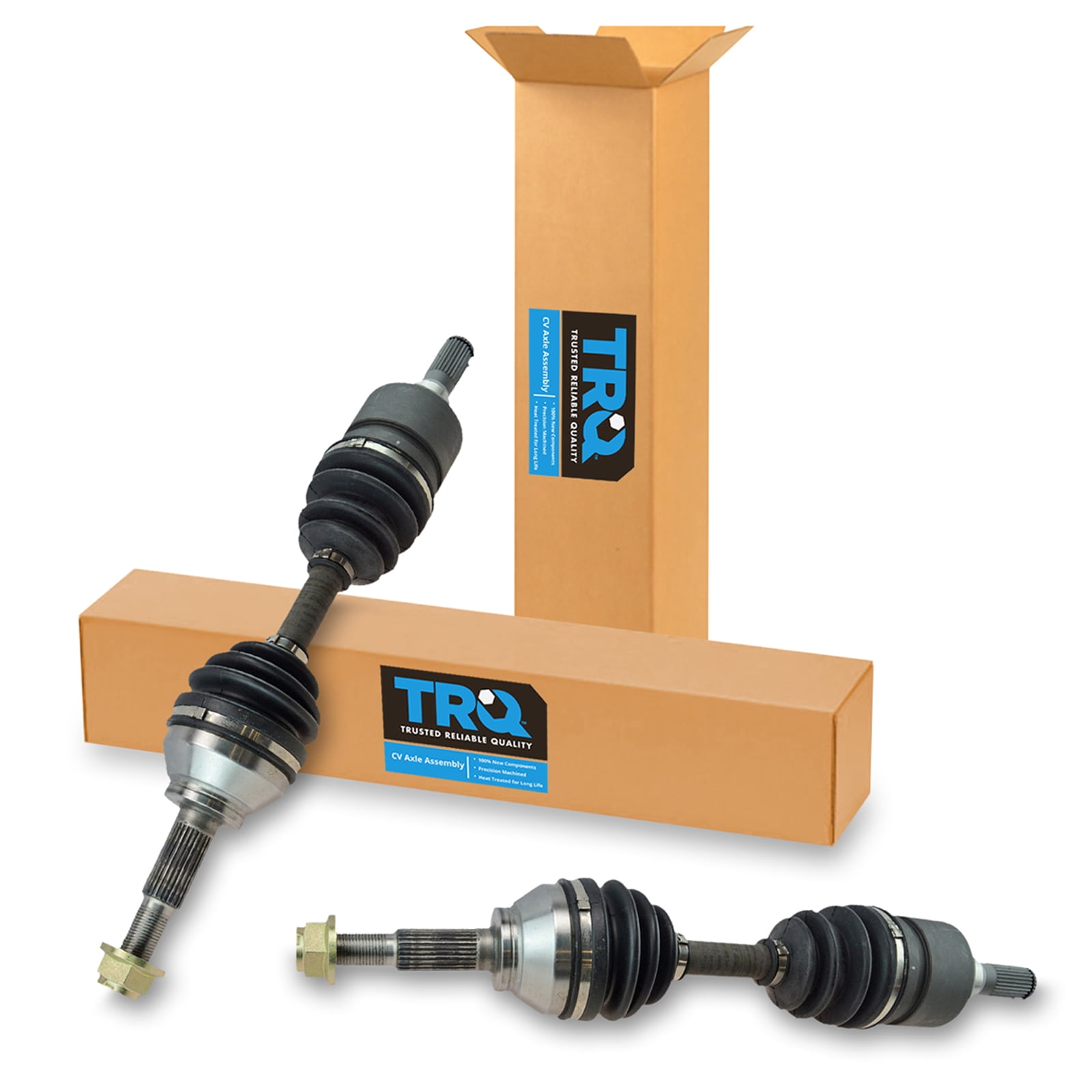 TRQ New Front CV Axle Shaft Assembly LH RH Kit Pair Set of 2 for Canyon Colorado CSA82512 Fits select: 2004-2012 CHEVROLET COLORADO, 2004-2012 GMC CANYON