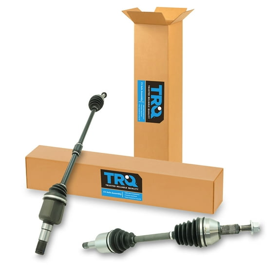 TRQ New Front CV Axle Shaft Assembly Pair 2pc for Town & Country Grand Caravan CSA82604