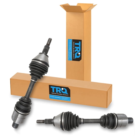 TRQ New Front CV C/V Axle Drive Shaft Assembly Pair 2pc Set for Ram 4WD Truck CSA72779 Fits select: 2013-2020 RAM 1500, 2012 DODGE RAM 1500