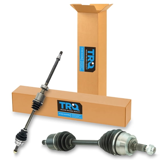 TRQ New Front Complete CV Axle Shaft Assembly Pair 2pc Set for Cooper S MT CSA82601