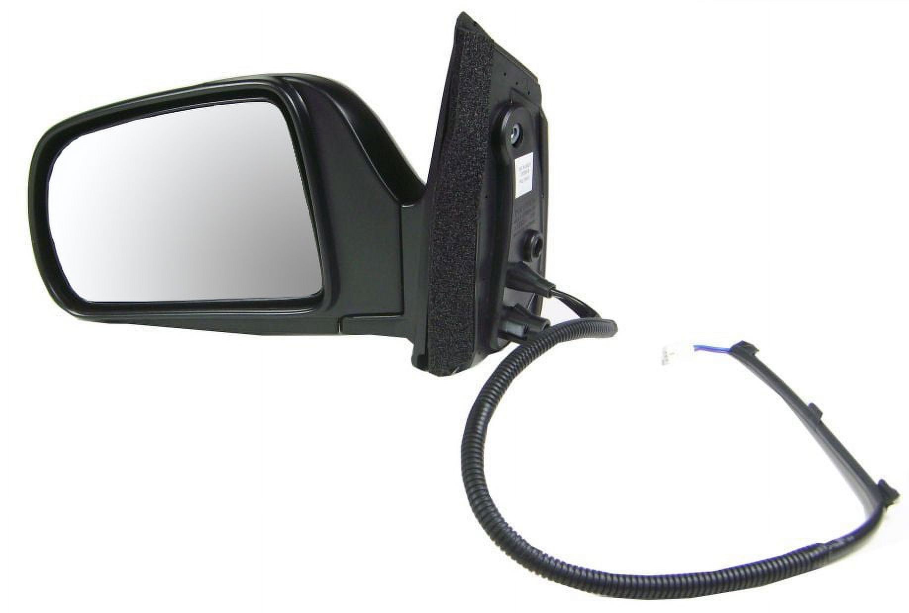 Pair Black Power Side View Mirrors – Towing Style – Fits 2004-2010 Toyota Sienna – Left & Right