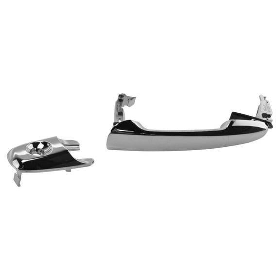 TRQ Outside Exterior Door Handle Chrome Front Driver Side for Flex Edge MKX DHA49143 Fits select: 2008-2010 FORD EDGE, 2009-2012 FORD FLEX