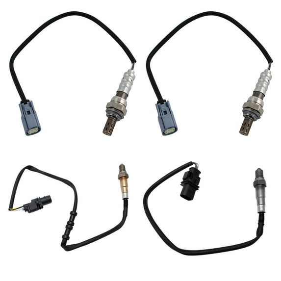 TRQ Oxygen O2 02 Sensor Upstream & Downstream Set of 4 for F150 5.0L 6.2L Truck OSA61588 Fits select: 2011-2014 FORD F150