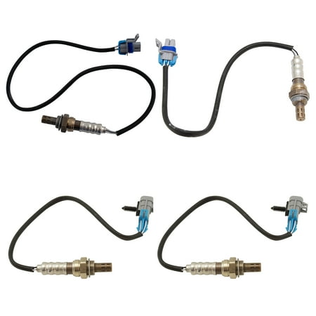 TRQ Oxygen O2 Sensor Upstream & Downstream Set of 4 for Chevy Pontiac Saturn OSA60254