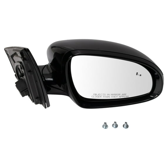 TRQ Passenger Side Mirror Assembly Power Heated Turn Signal Power Folding Blind Spot Paint to Match Fits 2020-2022 Kia Sportage