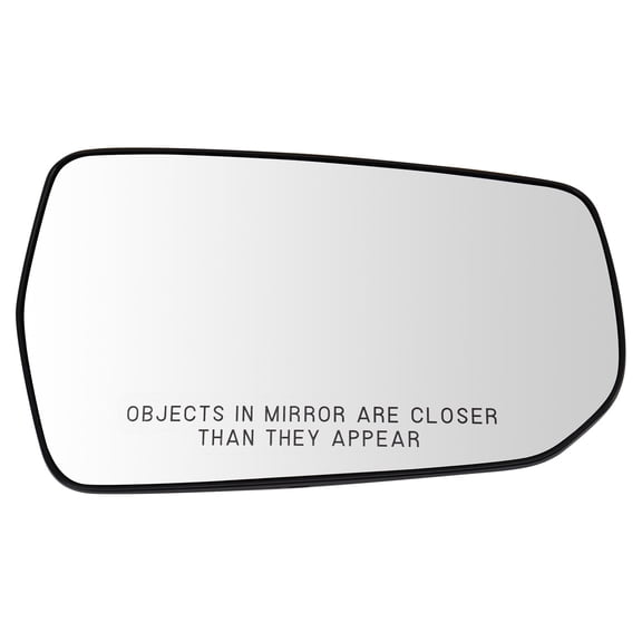 TRQ Passenger Side Mirror Glass Heated Clear Snap-On Fits 2016-2023 Chevrolet Malibu GM1325212