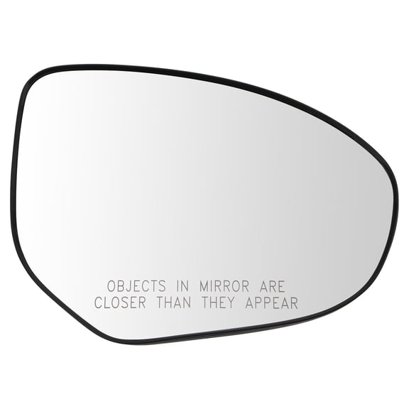 TRQ Passenger Side Mirror Glass Snap On Convex Fits 2011-2014 Mazda 2 2012-2013 Mazda 3 MA1325102
