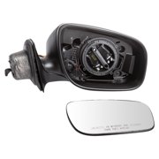 TRQ Passenger Side Mirror Power Heated Manual Folding Paint to Match Fits 2003-2005 Mercedes-Benz E320 2003-2006 E500 E55 AMG 2006-2009 E350 2007-2009 E550 E63 AMG