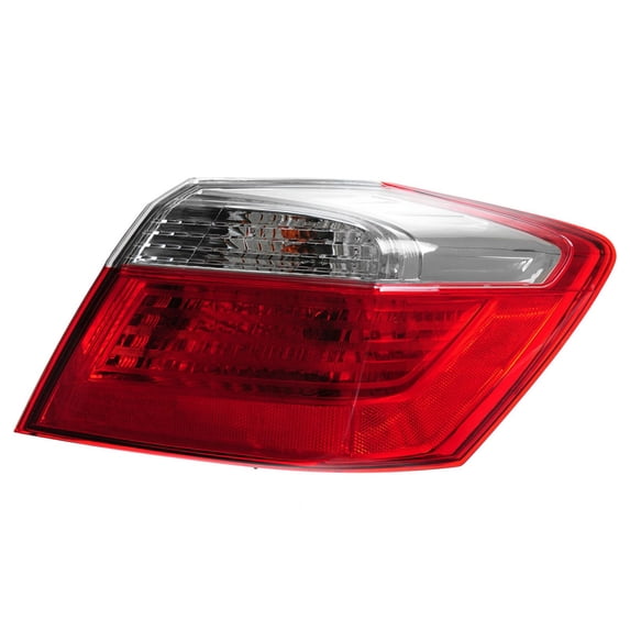 TRQ Passenger Side Outer Tail Light Assembly Fits 2013-2015 Honda Accord Sedan LX EX Sport HO2805101