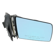 TRQ Passenger Side Mirror Assembly Power Heated Memory Paint to Match Smooth Black Foldaway Fits 1996-1999 Mercedes-Benz E300 1996-1999 E320 1997 E420 1998-1999 E430 1999 E55 AMG