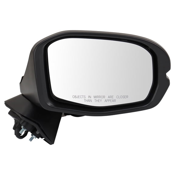 TRQ Passenger Side Power Mirror Smooth Black Textured Fits 2023 Honda HR-V HO1321362