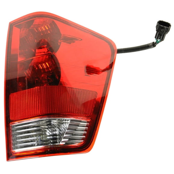 TRQ Passenger Side Tail Light Assembly Set Fits 2004-2015 Nissan Titan Without Utility Bed NI2800166 NI2801161